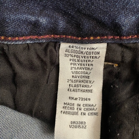 BoomBoom Jeans Women’s Blue High Rise Skinny Stretch Denim Distressed 5/27 - Picture 10 of 15